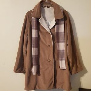 Vintage Tan Brown Pea Coat